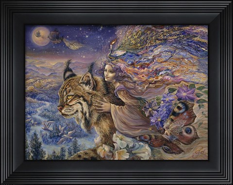 Framed Flight Of The Lynx Print