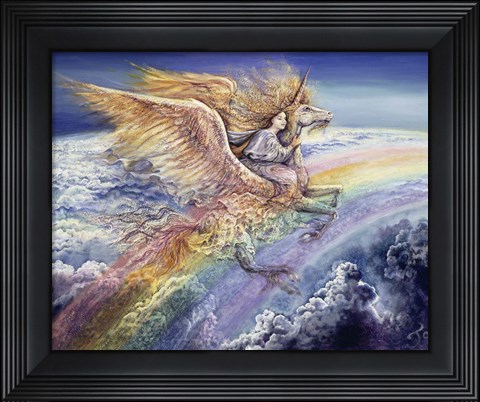 Framed Flight To Aquarius Print