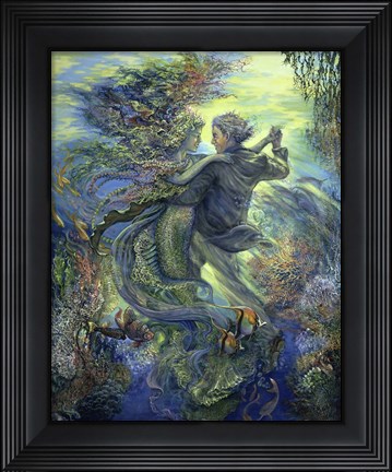 Framed For The Love Of A Mermaid Print