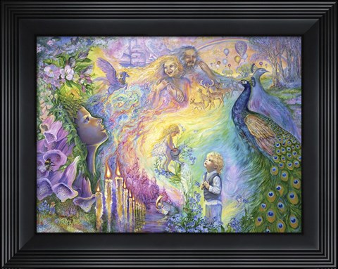 Framed Forget-Me-Not Print