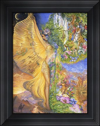 Framed Goddess Between Realms Print