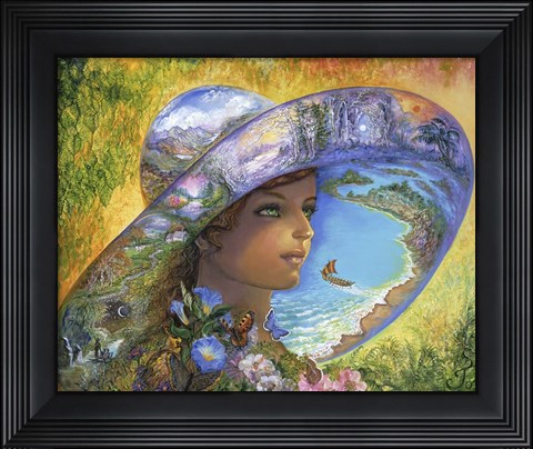Framed Hat Of Timeless Places Print