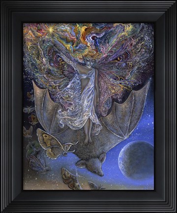 Framed On A Bat&#39;s Back I Do Fly Print