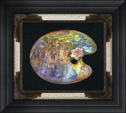 Framed Palette Of Memories Print