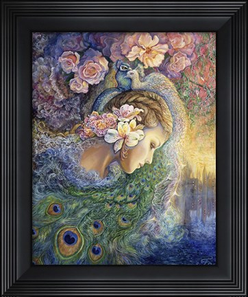 Framed Peacock Daze Print