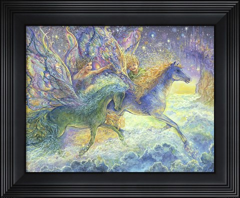 Framed Race You To Fairy Land Print