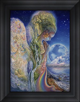 Framed Sadness Of Gaia Print