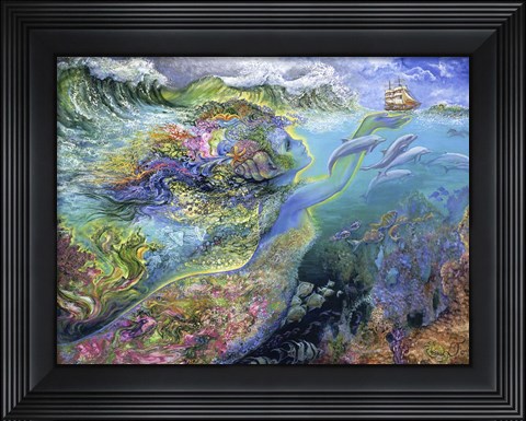 Framed Spirit Of The Ocean Print