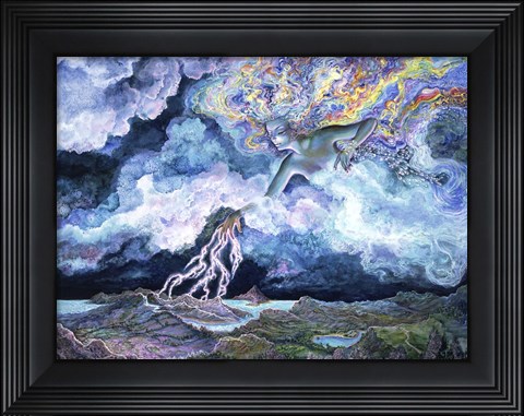 Framed Spirit Of The Storm Print