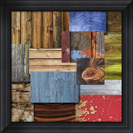 Framed Layered Wood Print