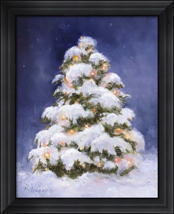 Framed Christmas Glow Print