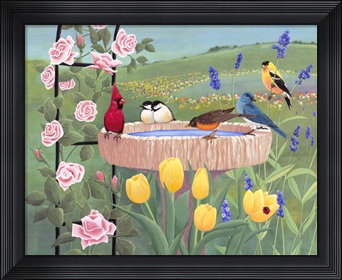 Framed Bath Time Print