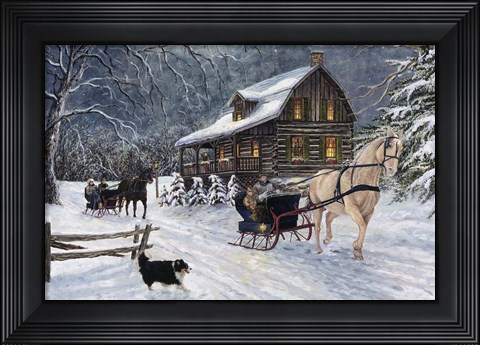 Framed Winter&#39;s Eve Print