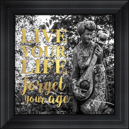 Framed Live your Life Print