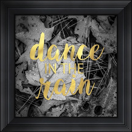 Framed Dance In The Rain Print