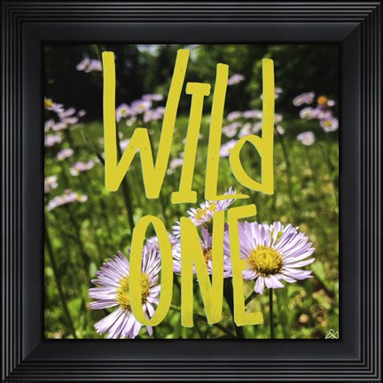 Framed Wild One Flowers Print