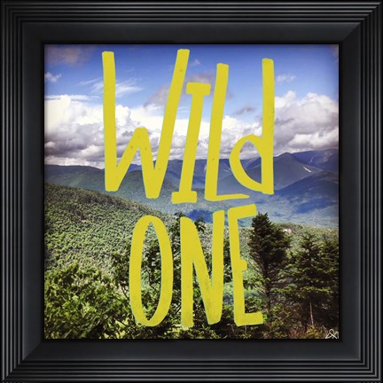 Framed Wild One Mountains Print