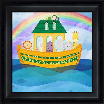 Framed Noahs Ark Print