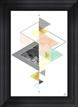 Framed Spikes Print