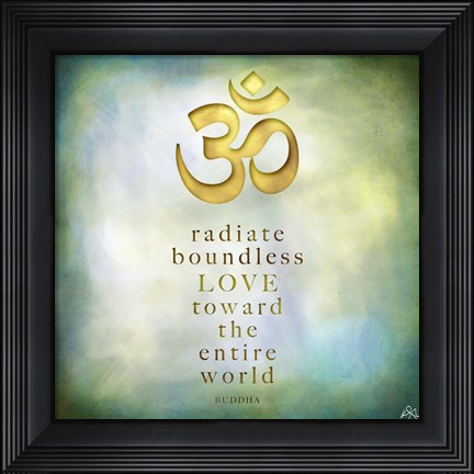 Framed Radiate Love Print