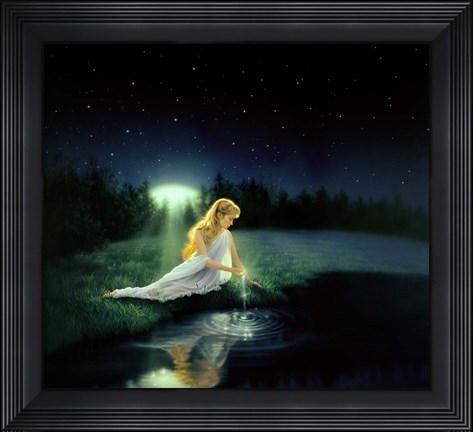 Framed Brilliant Waters Print