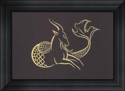 Framed Capricorn - Remarque Print