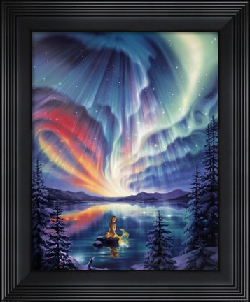 Framed Enchanted Lake Print