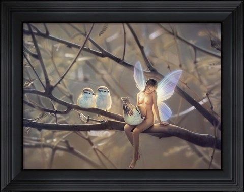 Framed Feathered Friends - N Print