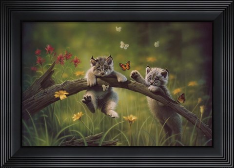 Framed Kittyland Print