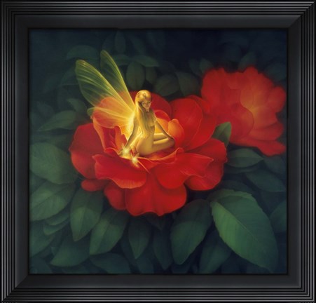 Framed Night Light - N Print