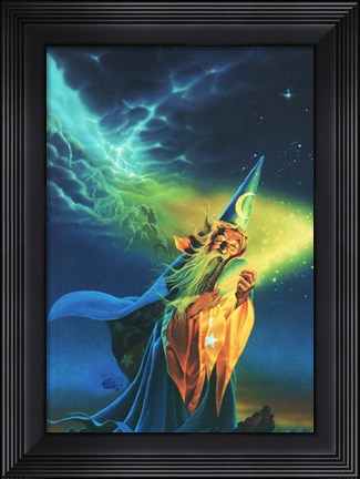Framed Wizard Print
