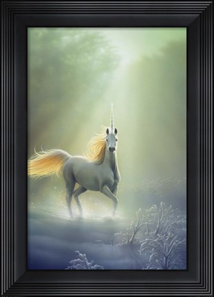 Framed Touched By The Aurora Print