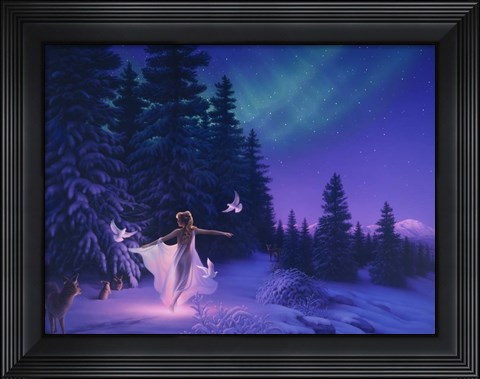 Framed Welcoming The Dawn Print