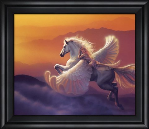 Framed Wings Of A Dream Print