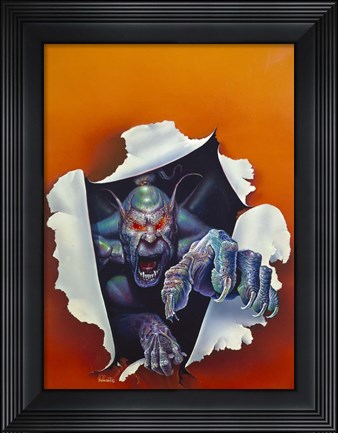 Framed Monster From The Other Side Print