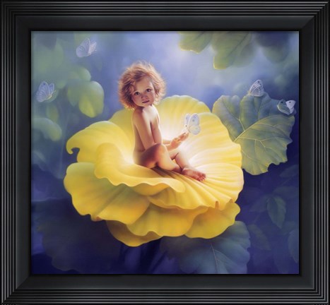 Framed Baby First Light Print