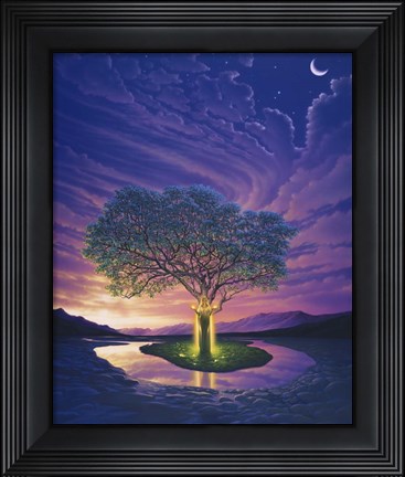 Framed Gaia, Earth's Angel Print