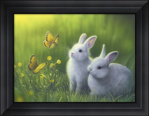 Framed Buttercups Print