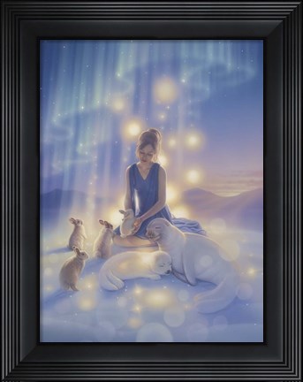 Framed Celebration II, Aurora Dreams 3 Print