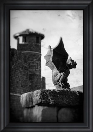 Framed Guardian at the Gate Print
