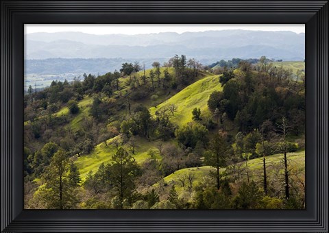 Framed Over the Hill Print
