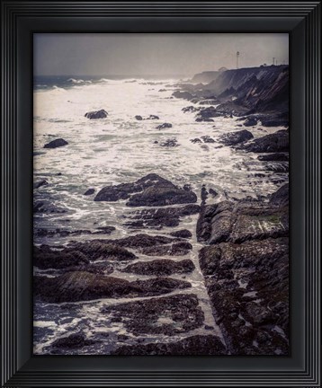 Framed Point Arena Lighthouse Print