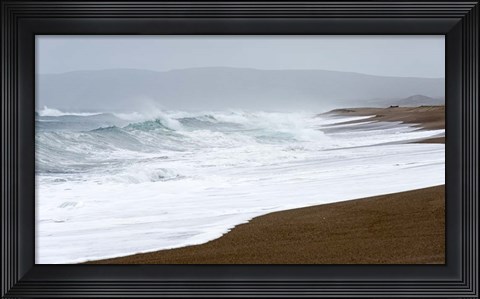 Framed Spring at the Beach Print