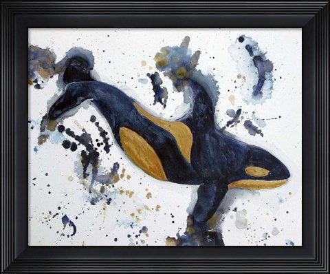 Framed Killer Whale of a Tale Print