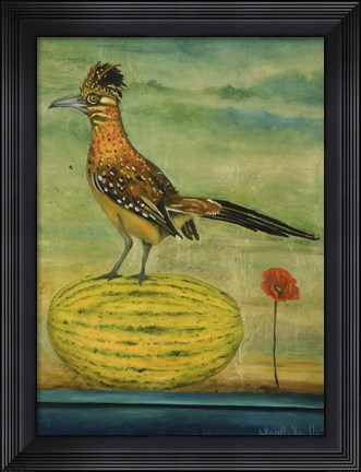 Framed Roadrunner Print