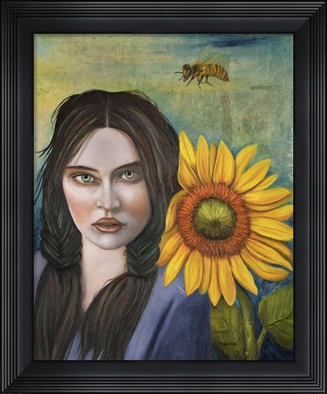 Framed Sunflower Print