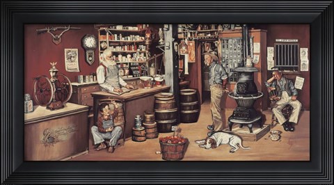 Framed Cracker Thief Print