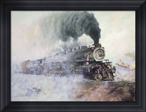 Framed Northbound to Portland Print