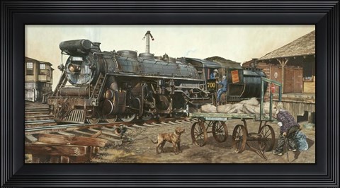 Framed Unwelcome Passenger Print