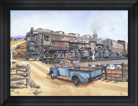 Framed When the Earth Quakes Print